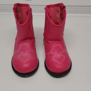 Pink Toddler cowgirl boots size 3